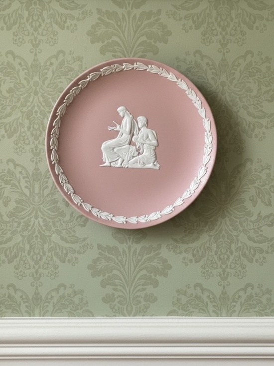 Wedgwood Other - Pink Wedgwood Jasperware Autumn Plate / Seasons of Life Huntington Library
